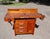 Brown Antique C. Christiansen Workbench Kitchen Island Industrial Work Table For Sale - Image 8 of 13