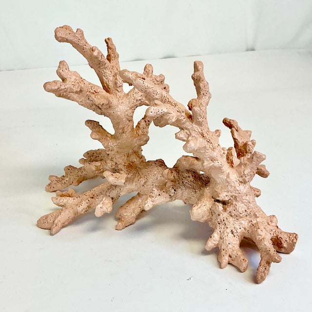 Mid-Century Coastal Boho Chic Faux Ocean Branch Coral Decorative Object For Sale - Image 10 of 12