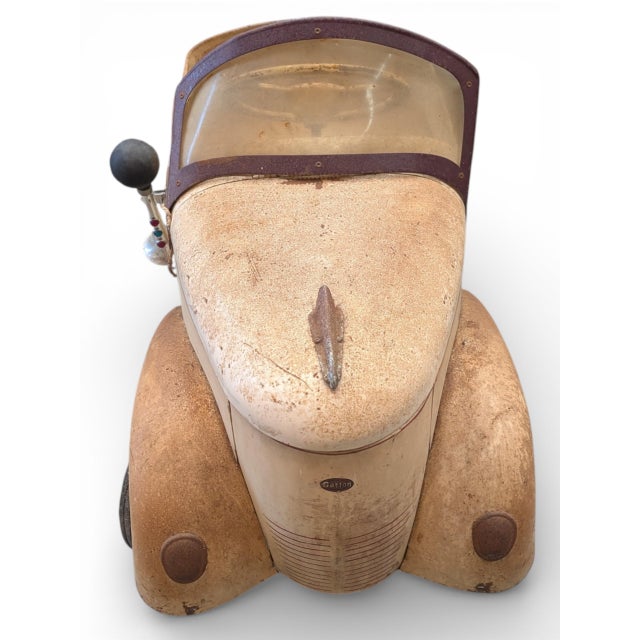 Mid-Century Modern 1940's Garton Toy Company Pedal Car For Sale - Image 3 of 9