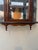 Mid 20th Century Victorian Curved Glass Mahogany 3 Tier Hanging Vitrine Wall Display Curio Cabinet For Sale - Image 5 of 13