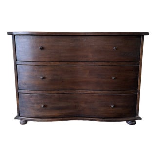 Vintage European Style Reclaimed Pine 3 Drawer Dresser For Sale