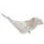 This unique piece is fashioned from aluminum into an elongated, abstract curling leaf shape. It is then finished in a...