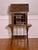Art Nouveau Art Nouveau Walnut Display or Music Cabinet With Beveled Glass and Easel Stand, C. 1910s For Sale - Image 3 of 17