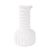 White Herring Bulbous Abstract Vase- Tall For Sale - Image 8 of 11