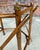 1970s Palm Beach Two-Tier Bamboo & Glass Octagonal Side Table by Turtle and Crane - McGuire Style For Sale - Image 9 of 11