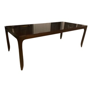 Barbara Barry Parsons Walnut Dining Table For Sale