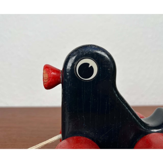 Mid-Century Modern Children Wooden Duck Toy from Brio, Sweden, 1960s For Sale - Image 5 of 18