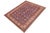 Rustic Bohemian Super Kazak Blue/Beige Wool Rug - 9'1'' X 12'7'' For Sale - Image 3 of 10