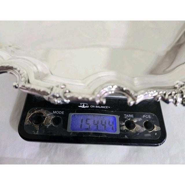 Mid-Century Sterling Silver Tray Salver from Adie Brothers, Birmingham, 1947 For Sale - Image 18 of 18
