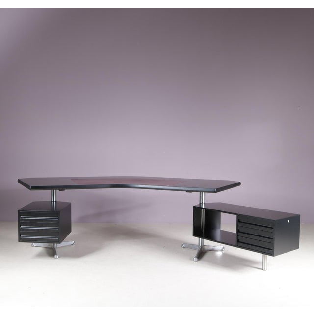Desk by Osvaldo Borsani for Tecno, Milan, Italy, 1950s For Sale - Image 10 of 16