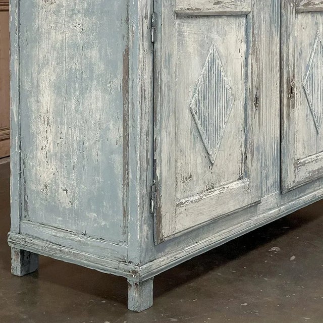 18th Century Swedish Gustavian Period Painted Buffet For Sale - Image 9 of 13