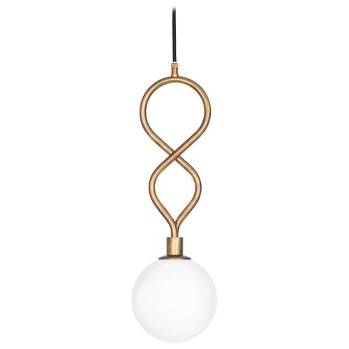 Gold Fire Globe Ceiling Lamp in Brass and Glass by Lisa Hilland for Konsthantverk For Sale - Image 8 of 8