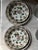 Ceramic Rare Vintage Jingdezhen Famille Rose "Pineapple & Butterfly" Porcelain Teacup Trio Set - 6 Pieces For Sale - Image 7 of 12