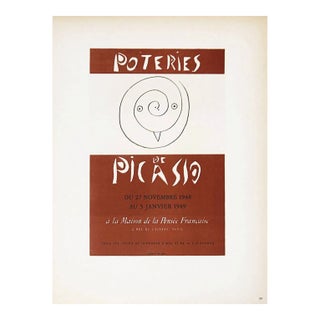 Picasso Lithograph 59 Poteries De Picasso 1959 For Sale