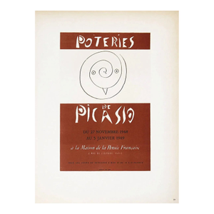 Picasso Lithograph 59 Poteries De Picasso 1959