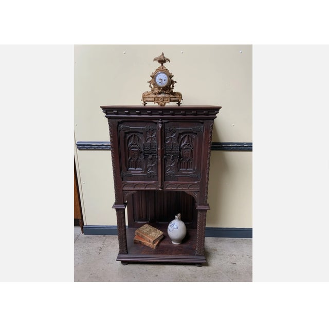 Antique Neo-Gothic Cabinet, 1880 For Sale - Image 6 of 12