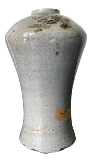 Tall Korean Ceramic Storage Jar Joseon Dynasty