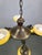 Art Deco Czech Brass Chandelier with Cream Glass, 1920s For Sale - Image 13 of 14
