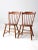 Brown Vintage Dining Side Chairs Pair For Sale - Image 8 of 12
