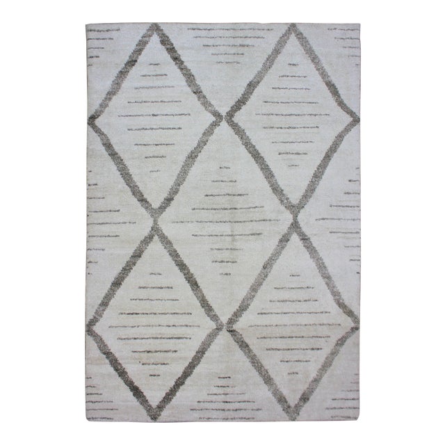 Hand Knotted Bamboo Rug by Aara Rugs Inc. - 10' x 14' For Sale