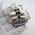 An elegant vintage miniature depicting a sailing ship, handcrafted in Arezzo (Tuscany) between the 1980s and 1990s in...