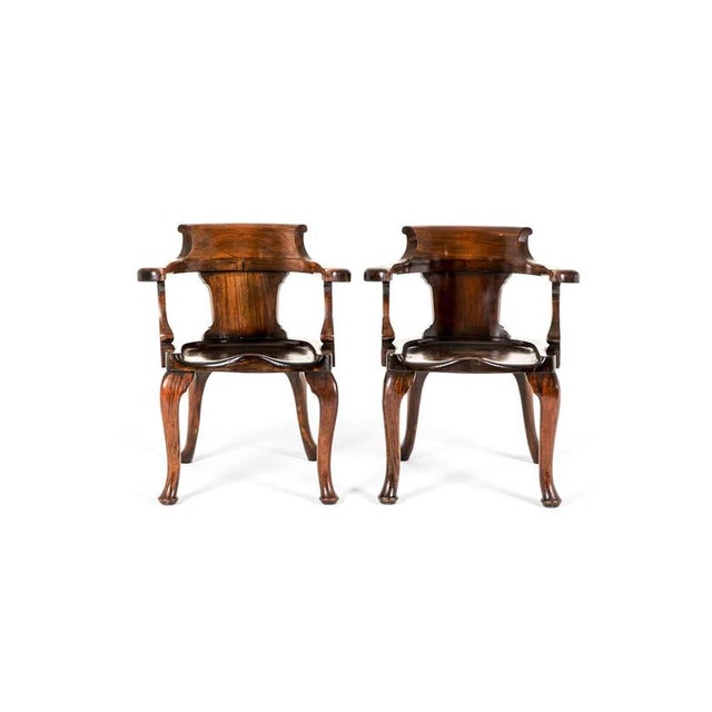 Set of Captains Chairs in Mahogany For Sale - Image 13 of 13