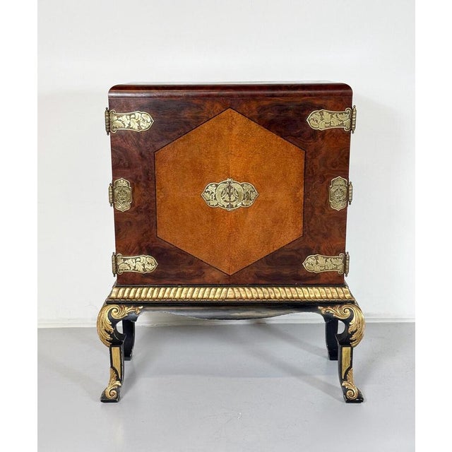Cabinet from Alban Chambon, Belgium, 1920s For Sale - Image 9 of 10