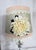 Vintage Glass Ball Lamp + Shabby Chic Shade For Sale - Image 4 of 15