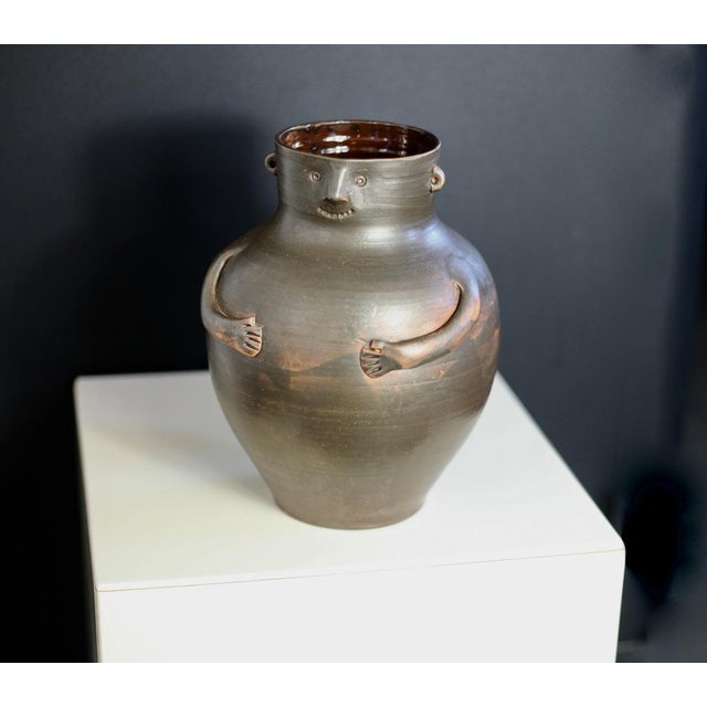 Ceramic Anthropomorphic Vase, 1970s For Sale - Image 10 of 11