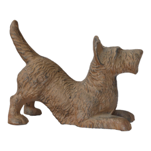 Cast Iron Playful Scottie Dog Doorstop