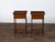 Pair of French 19th Century Mahogany Tray Top Bedside Tables with Two Drawers For Sale In Atlanta - Image 6 of 12