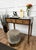 1940s Mid-Century Italian Art Deco Walnut Burl Writing Desk with Glass Top by Paolo Buffa, 1940s For Sale - Image 5 of 10