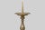 Baroque Large French Church Candlestick in Bronze, 1890s For Sale - Image 3 of 11