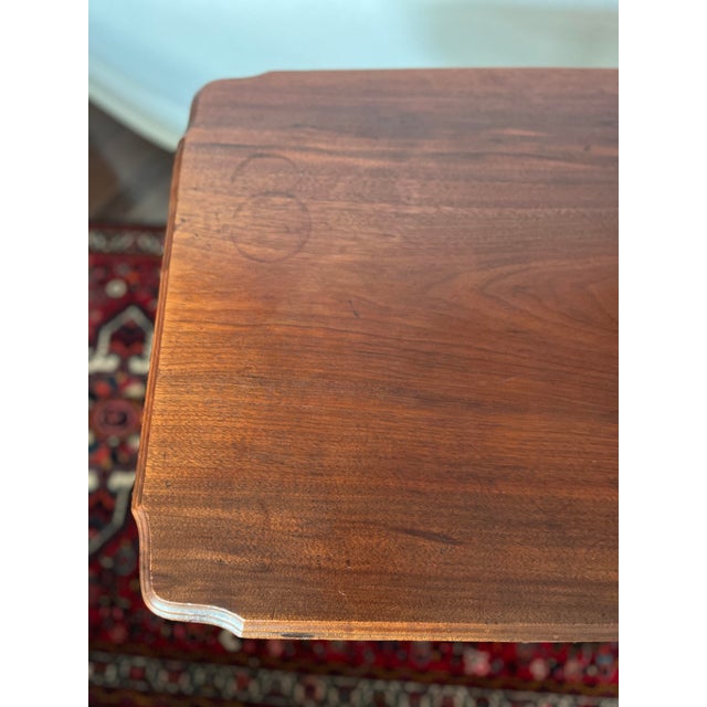 Antique Victorian Eastlake Style Carved Walnut Parlor Table, Lamp Table, Hall Table on Casters For Sale - Image 9 of 12