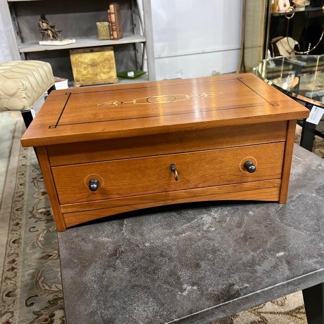 Stickley Harvey Ellis Cherry Jewelry Box Chairish