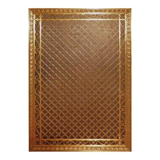 Bronze Grille - Diamond Lattice For Sale