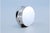 Circular Silver Pill Box with Onyx Application For Sale - Image 4 of 11
