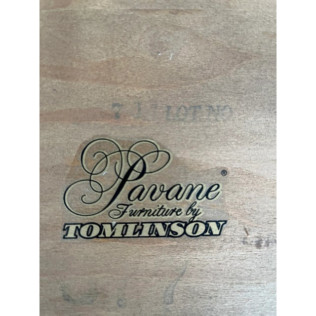 Tan Pavane by Tomlinson Burl Table For Sale - Image 8 of 9