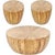 Transitional Zelrah Round Drum Accent Table by Loomlan For Sale - Image 3 of 3