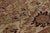 Red Antique Amritsar Rug in Beige-Brown Tones With Floral Medallion - Rug & Kilim For Sale - Image 8 of 10
