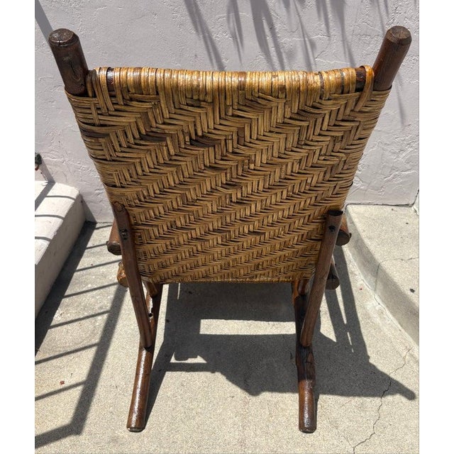 1930s Old Hickory Lounge Chair For Sale - Image 4 of 5