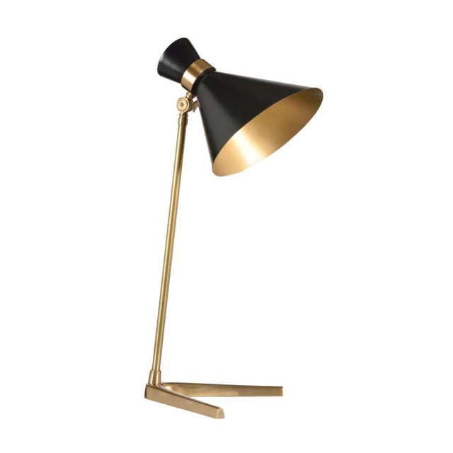 Contemporary Frederick Cooper for Wildwood Right Angle Table Lamp For Sale - Image 3 of 3