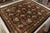 Traditional Antique Needlepoint Rug in Brown, Red and Green Floral Pattern For Sale - Image 3 of 9