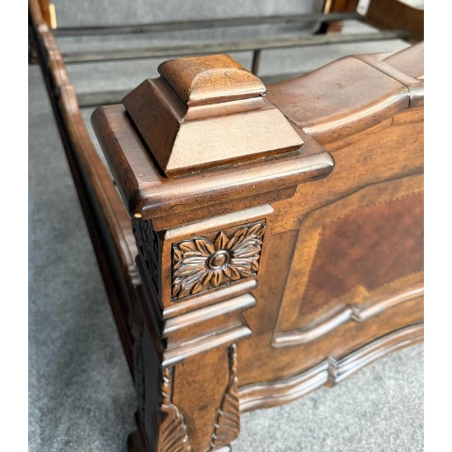 Michael Amini Windsor Court King Size Bed Frame For Sale - Image 11 of 17