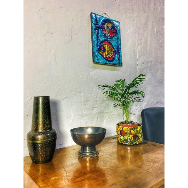1960s Mid-Century Ceramic Plant Pot, Bodrogkeresztúr, 1960s For Sale - Image 5 of 10