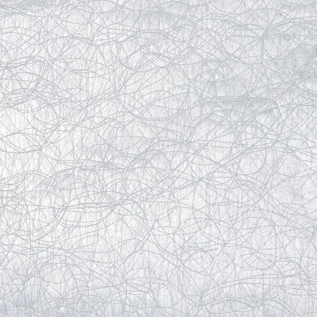 Sample - Schumacher Kumo Wallpaper in White For Sale In Charlotte - Image 6 of 6