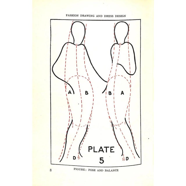 "Fashion Drawings & Dress Design" 1928 Hall, Mabel L. For Sale - Image 10 of 14