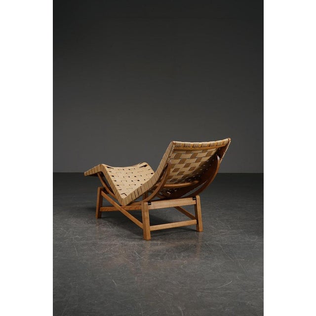 Wood Mid-Century Modern Adjustable Chaise Longue For Sale - Image 7 of 18