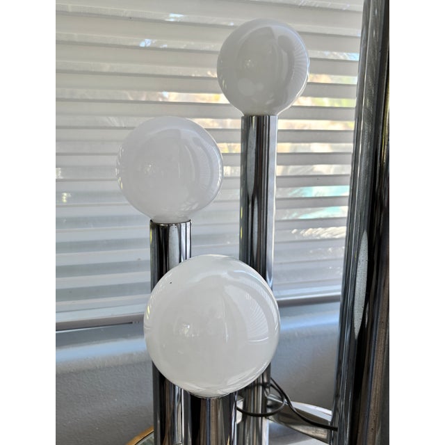 Austrian Mid-Century Modern Five-Light Chrome Skyscraper Table Lamp, Kalmar Style, 1960s For Sale - Image 17 of 17