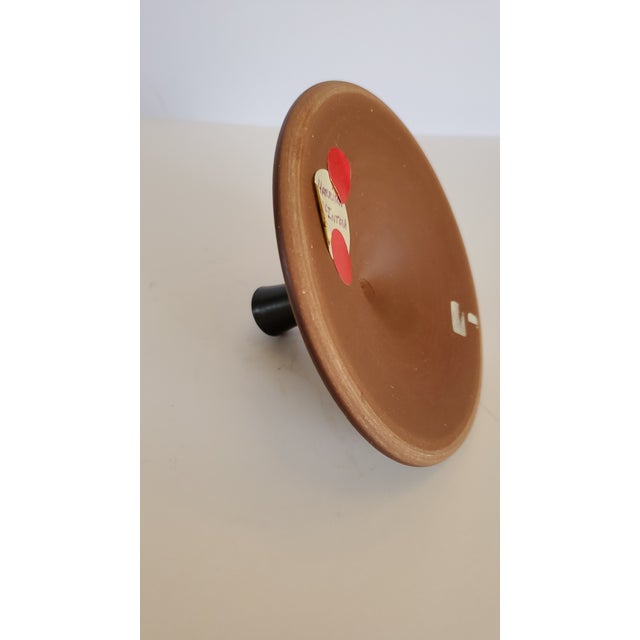 Mid 20th Century Harrison McIntosh Stoneware Pottery Covered Vessel with Abstract Circles For Sale - Image 9 of 13